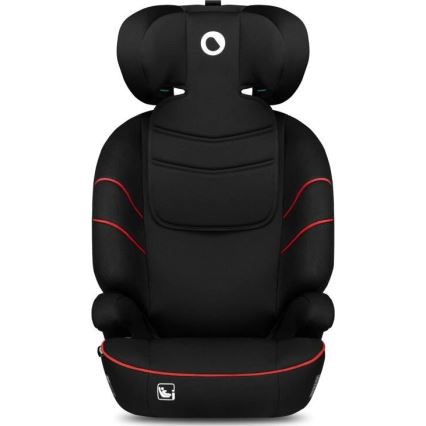 Lionelo - Silla para coche LARS i-Tamaño 100-150 cm negro/rojo