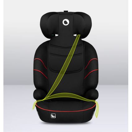 Lionelo - Silla para coche LARS i-Tamaño 100-150 cm negro/rojo