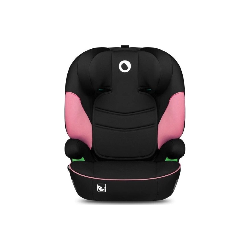 Lionelo - Silla para coche LARS i-Tamaño 100-150 cm negro/rosa