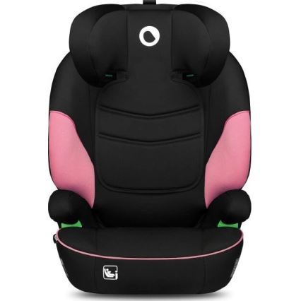 Lionelo - Silla para coche LARS i-Tamaño 100-150 cm negro/rosa
