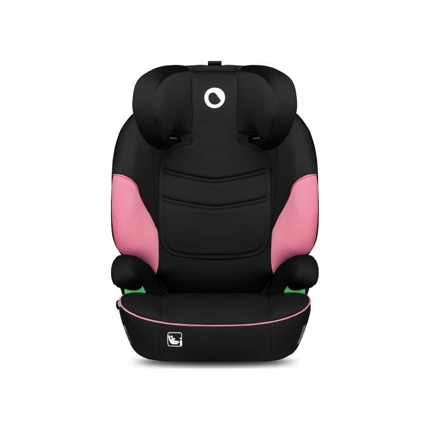 Lionelo - Silla para coche LARS i-Tamaño 100-150 cm negro/rosa