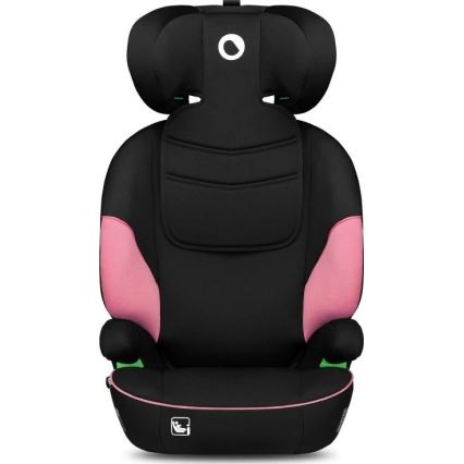 Lionelo - Silla para coche LARS i-Tamaño 100-150 cm negro/rosa