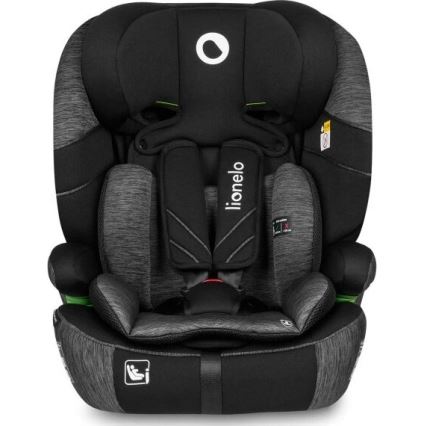 Lionelo - Silla para coche LEVI ONE i-Tamaño 76-150 cm negro/gris