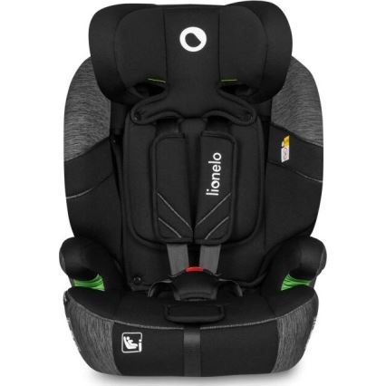 Lionelo - Silla para coche LEVI ONE i-Tamaño 76-150 cm negro/gris