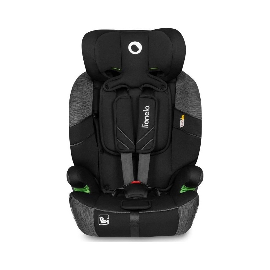 Lionelo - Silla para coche LEVI ONE i-Tamaño 76-150 cm negro/gris
