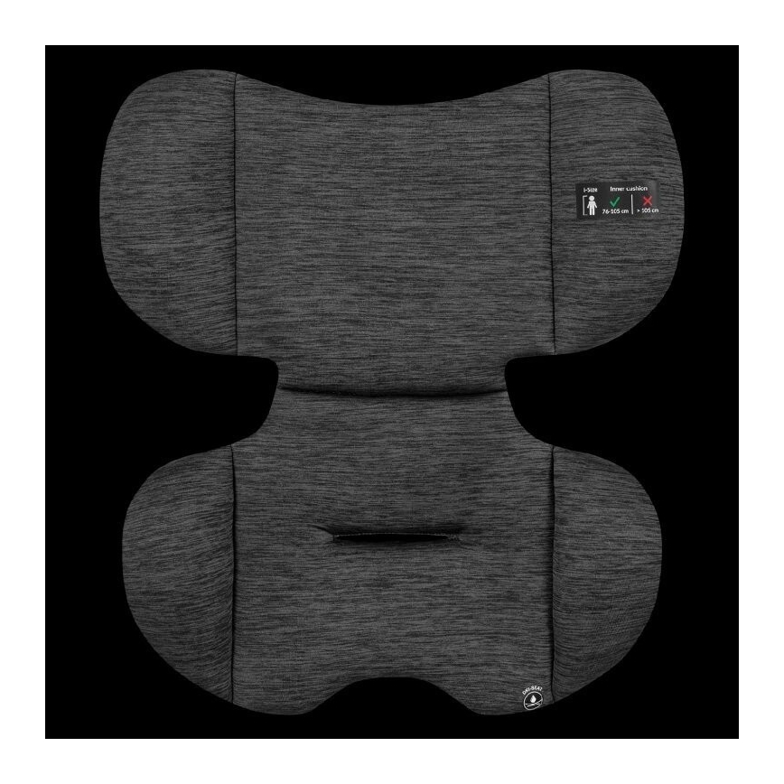 Lionelo - Silla para coche LEVI ONE i-Tamaño 76-150 cm negro/gris