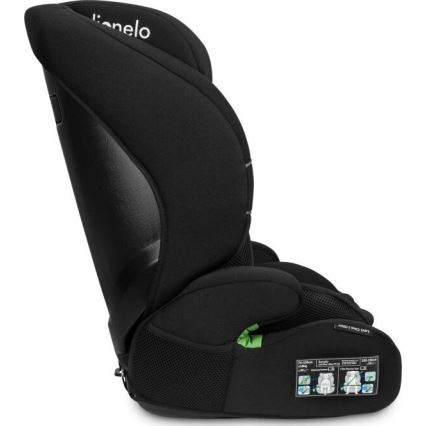Lionelo - Silla para coche LEVI ONE i-Tamaño 76-150 cm negro