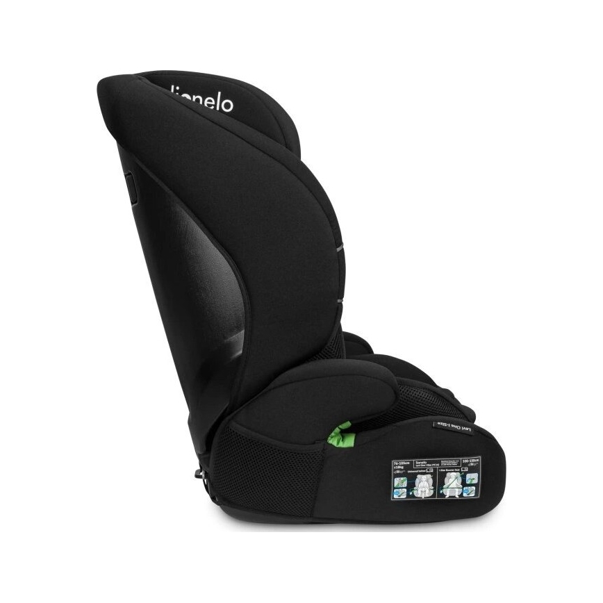 Lionelo - Silla para coche LEVI ONE i-Tamaño 76-150 cm negro