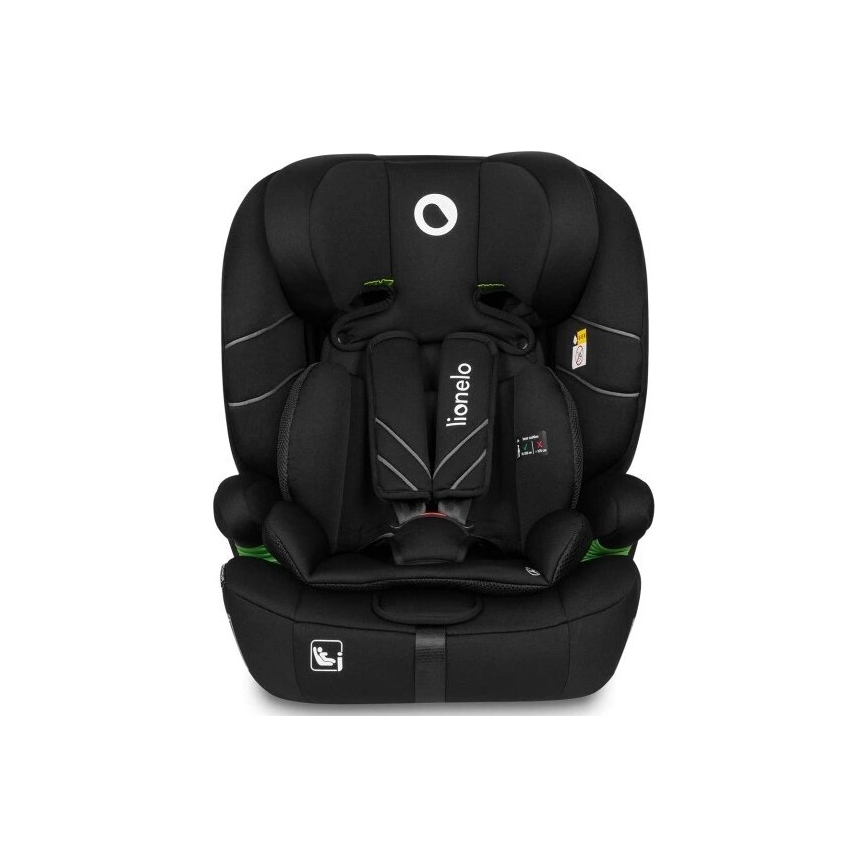 Lionelo - Silla para coche LEVI ONE i-Tamaño 76-150 cm negro