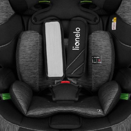 Lionelo - Silla para coche LEVI ONE i-Tamaño 76-150 cm negro