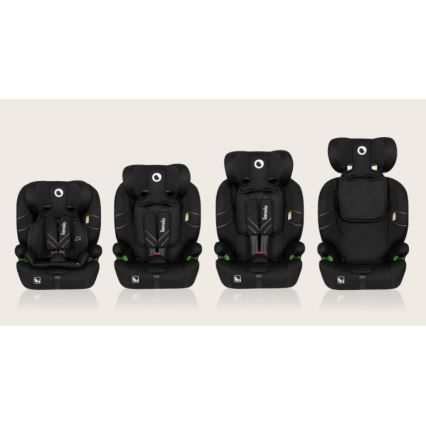 Lionelo - Silla para coche LEVI ONE i-Tamaño 76-150 cm negro