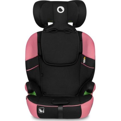 Lionelo - Silla para coche LEVI ONE i-Tamaño 76-150 cm negro/rosa