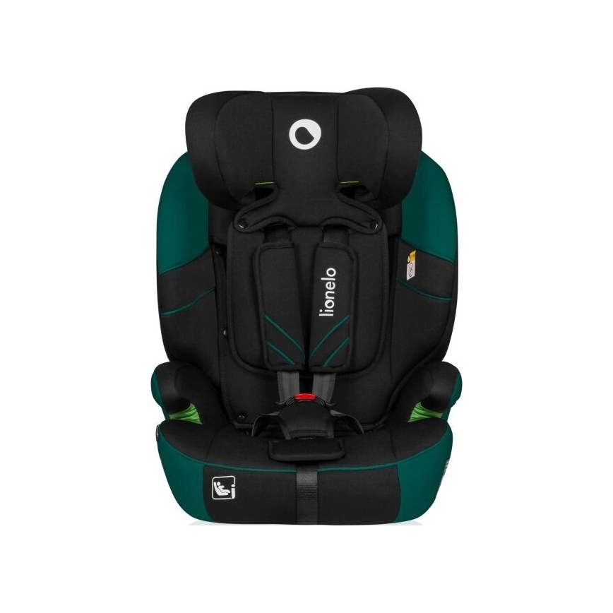 Lionelo - Silla para coche LEVI ONE i-Tamaño 76-150 cm negro/verde