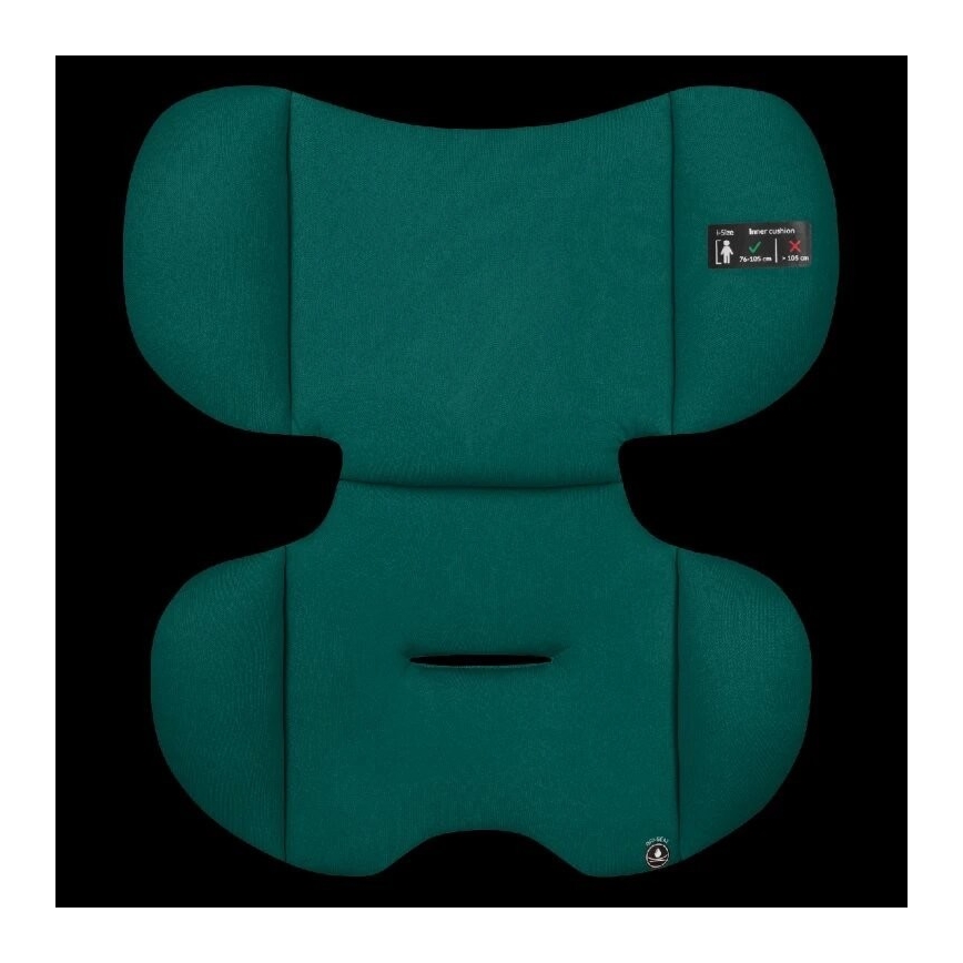 Lionelo - Silla para coche LEVI ONE i-Tamaño 76-150 cm negro/verde