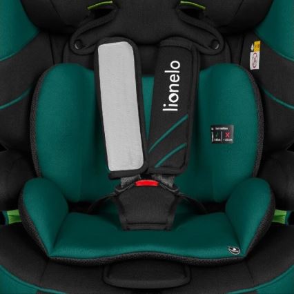 Lionelo - Silla para coche LEVI ONE i-Tamaño 76-150 cm negro/verde