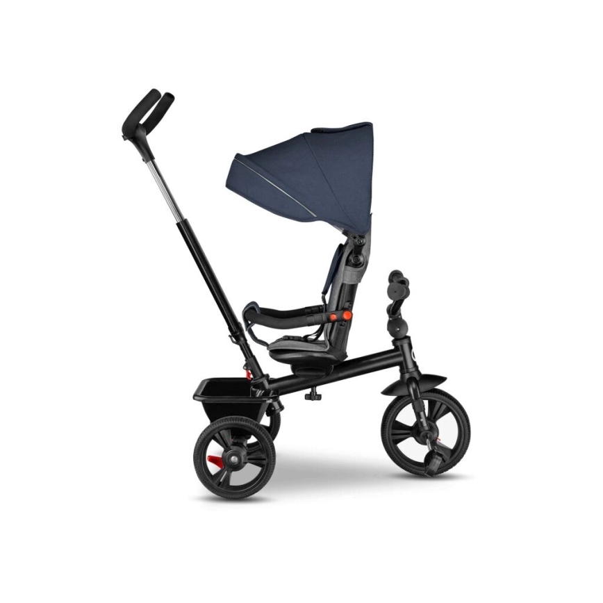 Lionelo - Triciclo infantil HAARI azul oscuro/gris