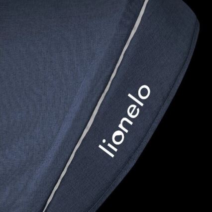 Lionelo - Triciclo infantil HAARI azul oscuro/gris