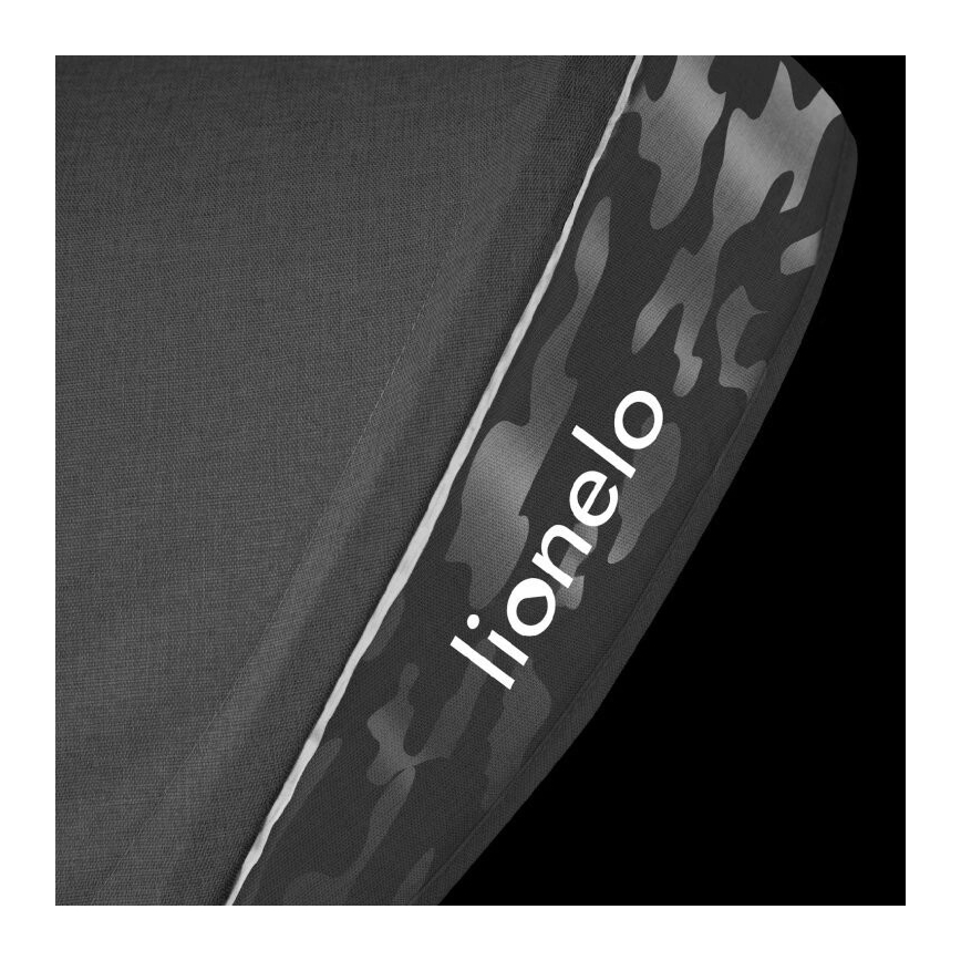 Lionelo - Triciclo infantil HAARI gris/negro