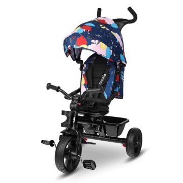Lionelo - Triciclo infantil HAARI negro/colorido