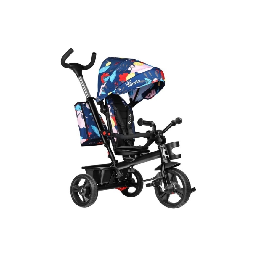 Lionelo - Triciclo infantil HAARI negro/colorido