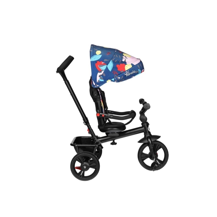 Lionelo - Triciclo infantil HAARI negro/colorido