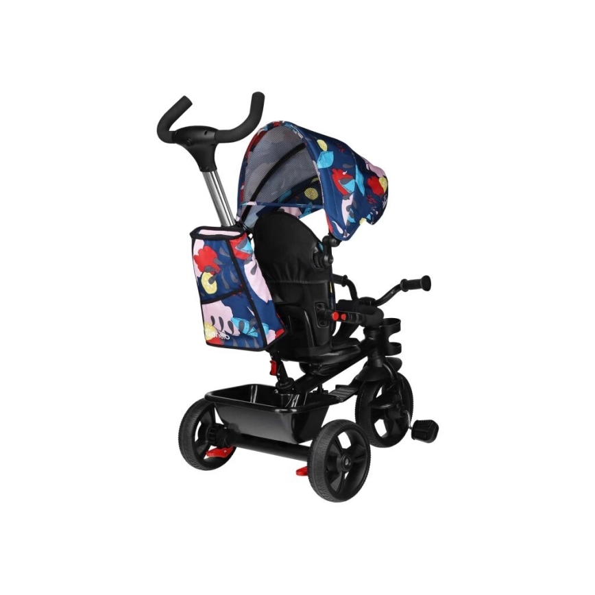 Lionelo - Triciclo infantil HAARI negro/colorido
