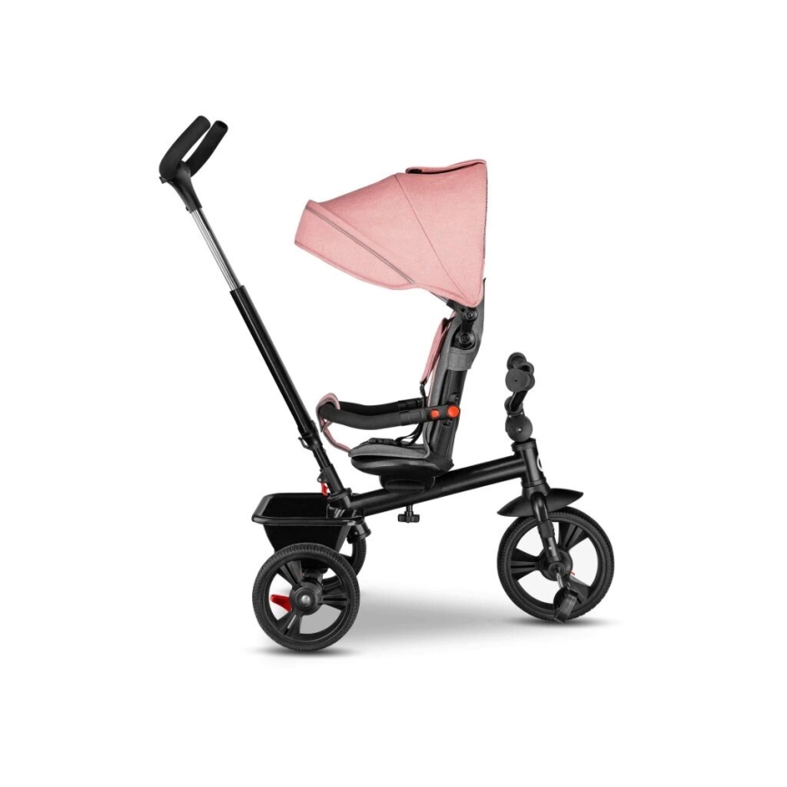 Lionelo - Triciclo infantil HAARI rosa/gris