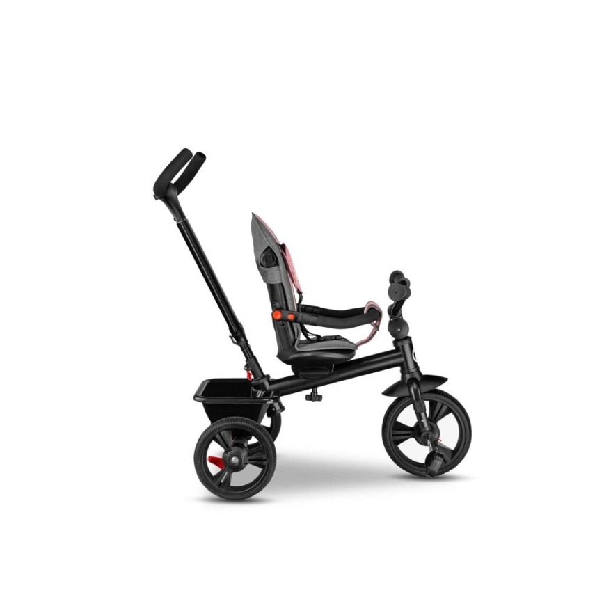Lionelo - Triciclo infantil HAARI rosa/gris