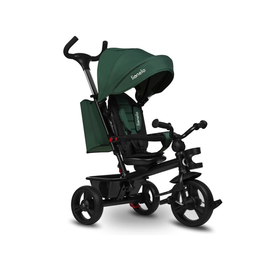 Lionelo - Triciclo infantil HAARI verde/negro