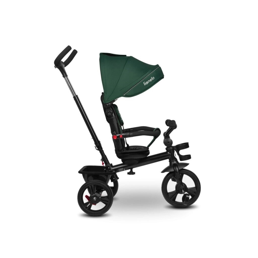 Lionelo - Triciclo infantil HAARI verde/negro