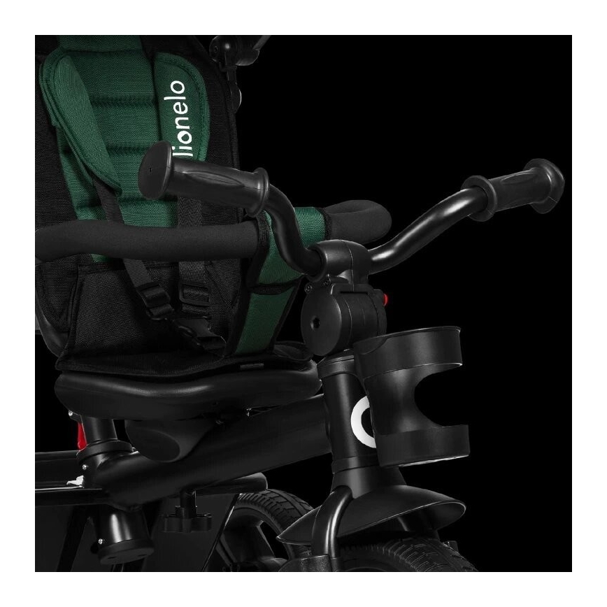 Lionelo - Triciclo infantil HAARI verde/negro