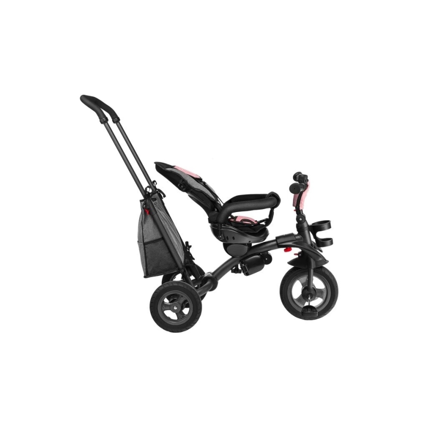 Lionelo - Triciclo infantil TRIS rosa/gris