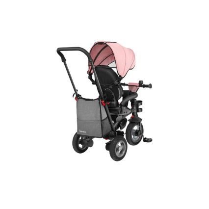 Lionelo - Triciclo infantil TRIS rosa/gris