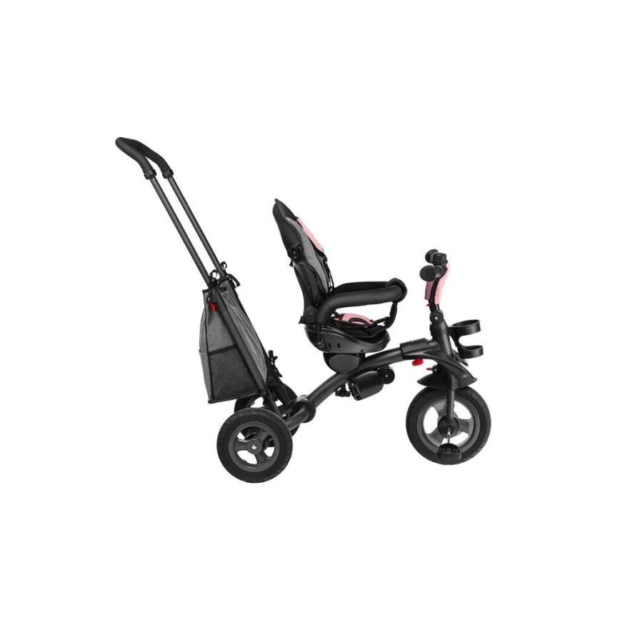 Lionelo - Triciclo infantil TRIS rosa/gris