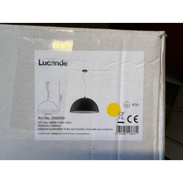 Lucande - Lámpara colgante MALEO 1xE27/60W/230V