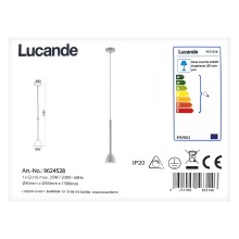 Lucande - Lámpara colgante NORDWIN 1xGU10/35W/230V