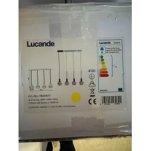 Lucande - Lámpara de araña con cable ABLY 4xE14/40W/230V
