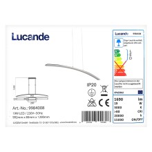 Lucande - Lámpara de araña LED con cable LORIAN LED/19W/230V