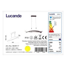 Lucande - Lámpara de araña LED regulable con cable MARIJA LED/22W/230V