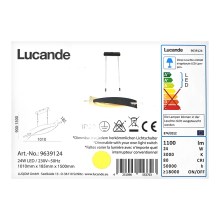 Lucande - Lámpara de araña LED regulable con cable MARIJA LED/24W/230V