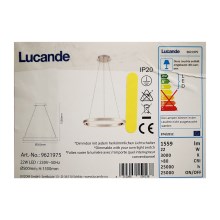 Lucande - Lámpara de araña LED regulable de cable LYANI LED/20,5W/230V