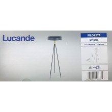 Lucande - Lámpara de pie FILORETA 3xE27/60W/230V