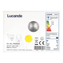 Lucande - Lámpara LED empotrable de exterior HELENE LED/3W/230V IP67