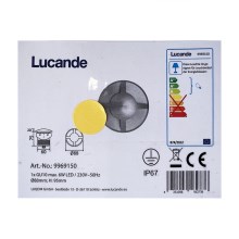 Lucande - Luminaria empotrable de exterior EDWINA 1xGU10/6W/230V IP67