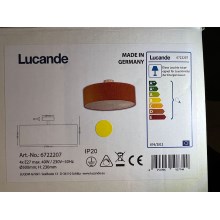 Lucande - Plafón Gala 4xE27/40W/230V