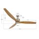 Lucci air 210506 - Ventilador de techo AIRFUSION AKMANI paulownia/marrón + control remoto