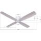 Lucci air 210986 - Ventilador de techo FRASER blanco/madera + mando a distancia