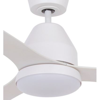 Lucci air 213043 - Ventilador de techo LED WHITEHAVEN GX53/17W/230V blanco + mando a distancia