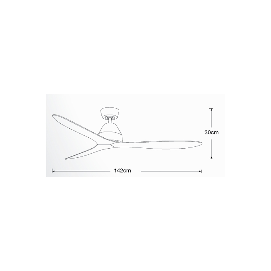 Lucci air 213044 - Ventilador de techo WHITEHAVEN 1xGX53/18W/230V negro + mando a distancia