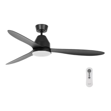 Lucci air 213044 - Ventilador de techo WHITEHAVEN 1xGX53/18W/230V negro + mando a distancia